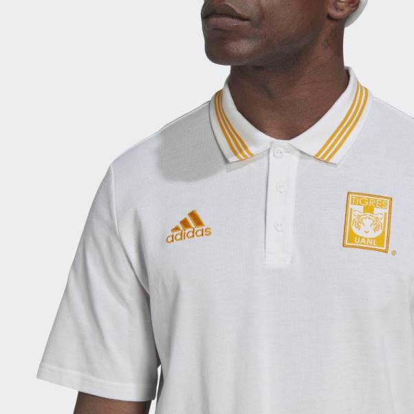 Polo Uanl Tigres Blanc Adidas