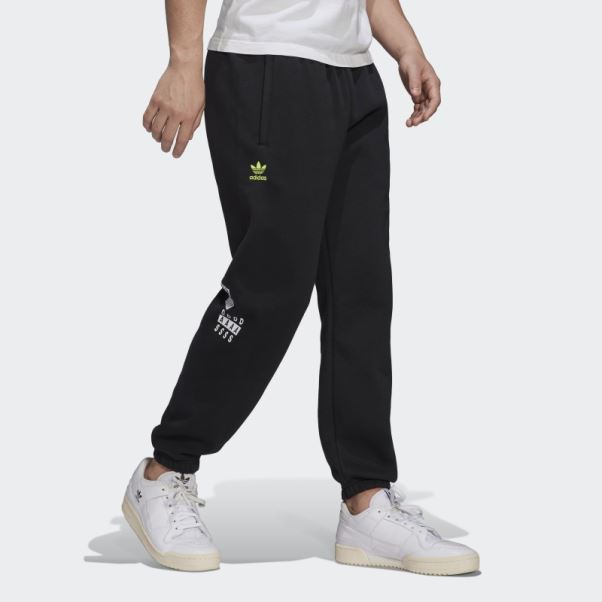 Adidas Originals Sweat Graphique Jogging Mode Noir