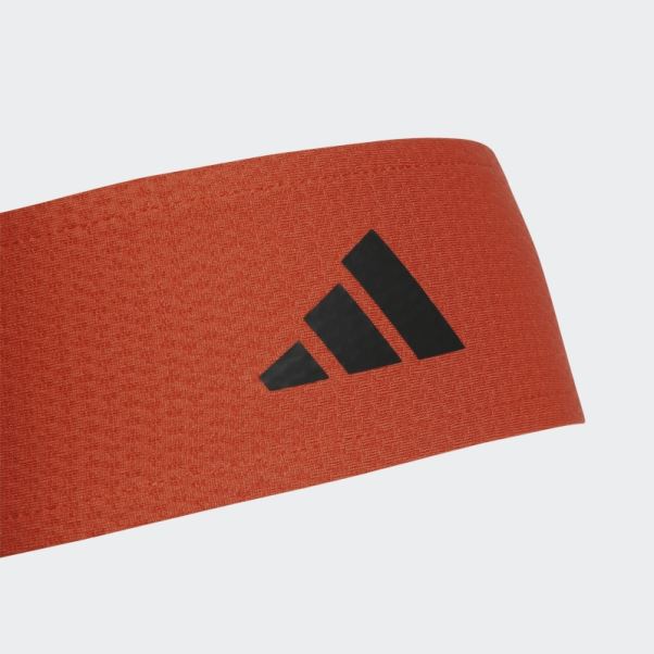 Bande De Cravate Adidas Aeroready Tennis Rouge