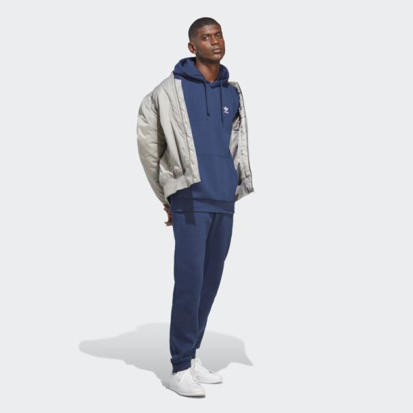 Sweat à Capuche Trèfle Essentials Night Indigo Adidas