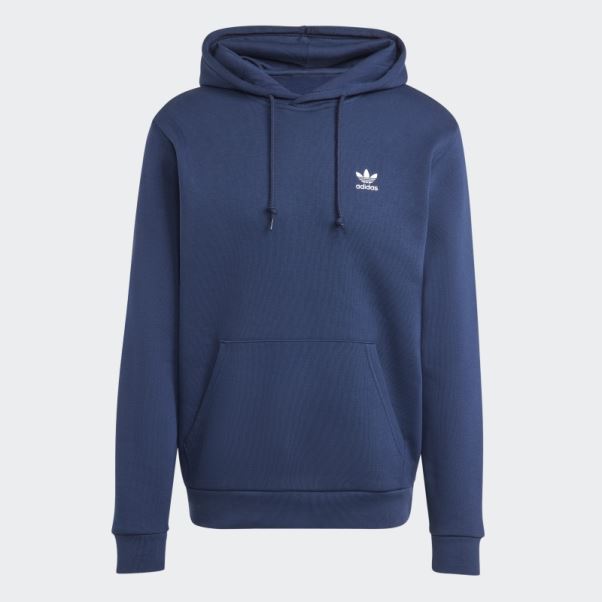Sweat à Capuche Trèfle Essentials Night Indigo Adidas