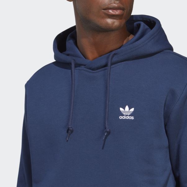 Sweat à Capuche Trèfle Essentials Night Indigo Adidas