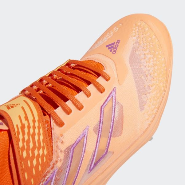 Adidas Orange Adizero Afterburner Nwv Crampons