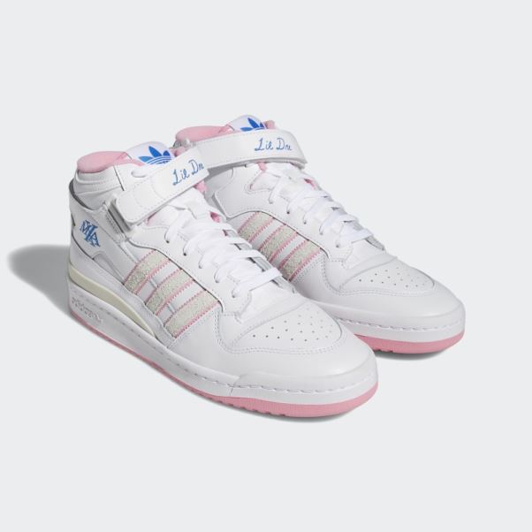 Forum 84 Mid Adv X Lil Dre Chaussures Adidas Blanc