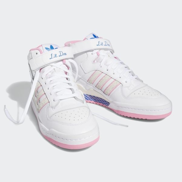 Forum 84 Mid Adv X Lil Dre Chaussures Adidas Blanc