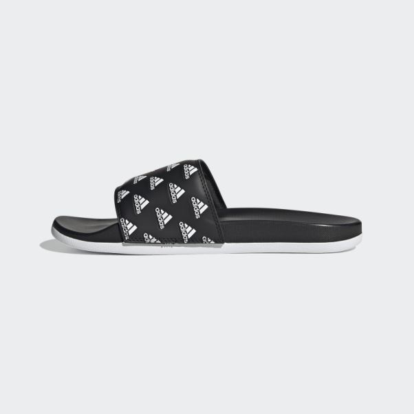 Adidas Adilette Comfort Claquettes Noir/blanc