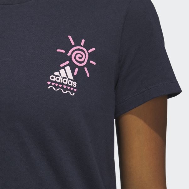 T-shirt Graphique Adidas Tennis Encre