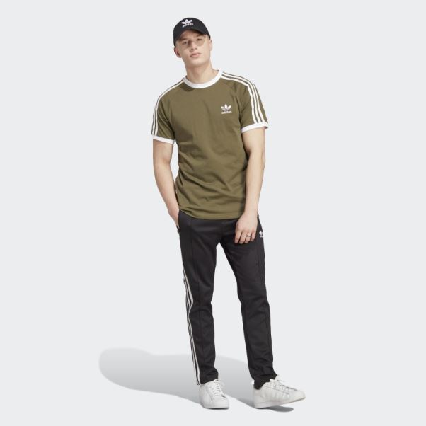 Adicolor Classics T-shirt à 3 Bandes Adidas Olive