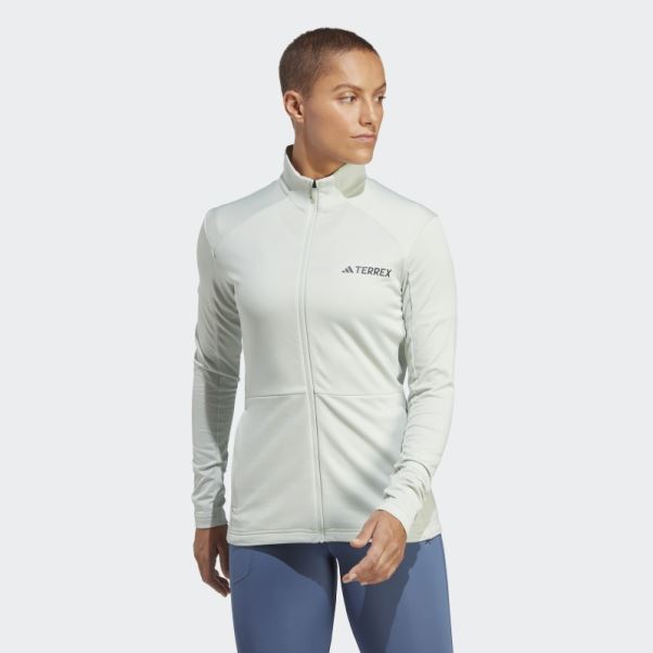 Veste Polaire Verte Terrex Multi Full-zip Adidas