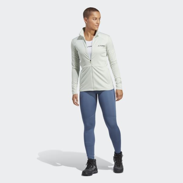 Veste Polaire Verte Terrex Multi Full-zip Adidas
