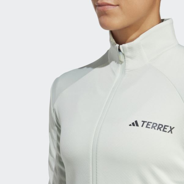 Veste Polaire Verte Terrex Multi Full-zip Adidas