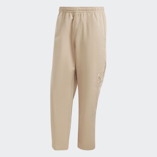 Pantalon Chino Campus Graphique Beige Adidas