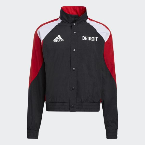 Veste Rétro Adidas Ailes Rouges Inversées Noir