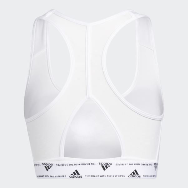 Soutien-gorge à Maintien Moyen Powerreact Training Adidas Blanc
