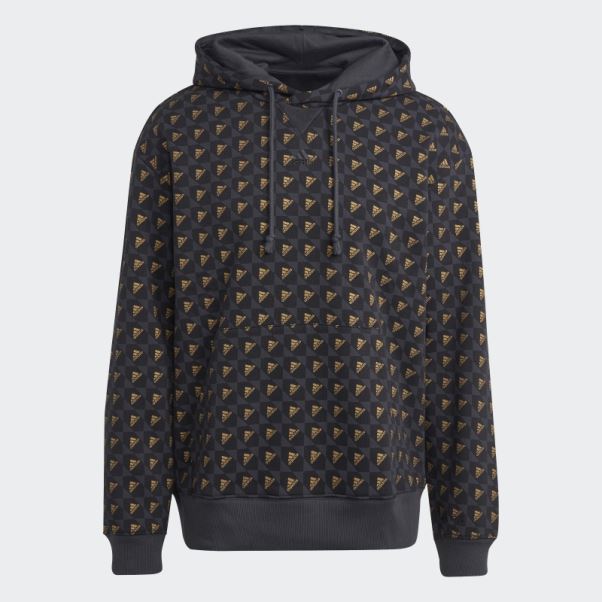 Adidas All Szn X Logomania Hoodie Carbone
