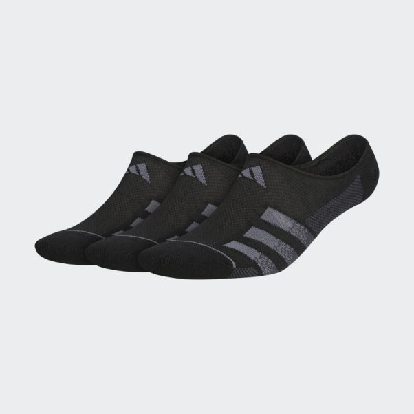 Superlite Stripe Super-no-show Chaussettes 3 Paires Adidas Noir