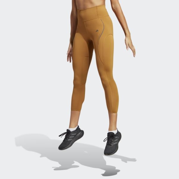 Legging D'entraînement Adidas Hiit Luxe Bronze