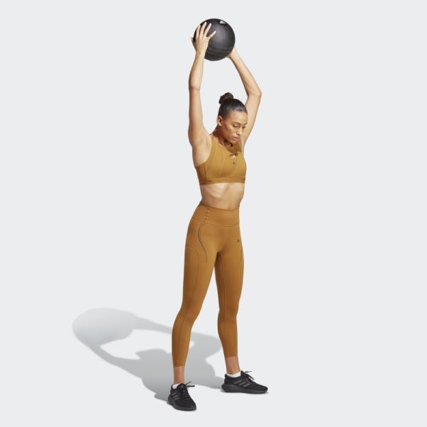 Legging D'entraînement Adidas Hiit Luxe Bronze