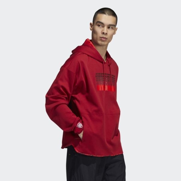 Dm Inno Sweat à Capuche Victoire Rouge Adidas