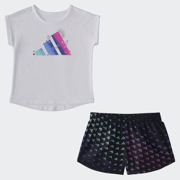Adidas Igtank Wvn Aop Ensemble Court Blanc
