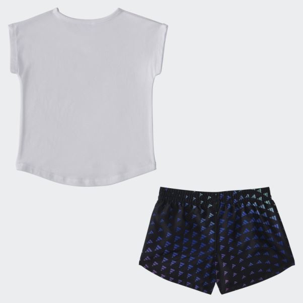 Adidas Igtank Wvn Aop Ensemble Court Blanc