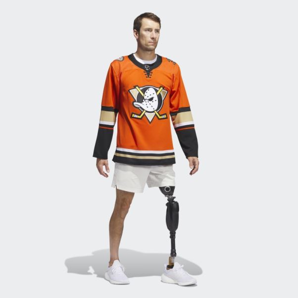 Ducks Authentique Maillot Orange Brûlé Adidas