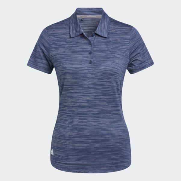 Polo à Manches Courtes Adidas Teint Dans L'espace Bleu Marine