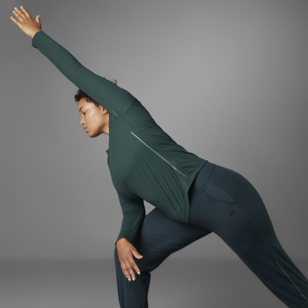 Authentique Balance Yoga T-shirt à Manches Longues Adidas Vert