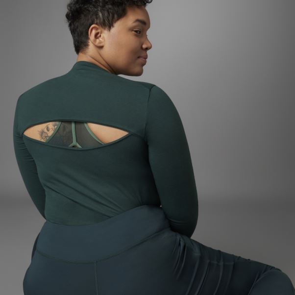 Authentique Balance Yoga T-shirt à Manches Longues Adidas Vert