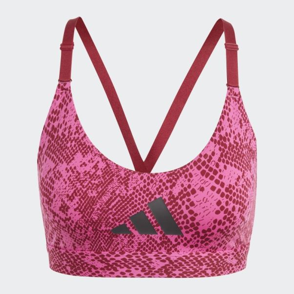 Soutien-gorge Léger D'entraînement Aeroimpact Adidas Fuchsia