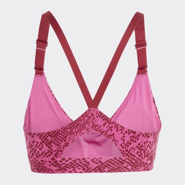 Soutien-gorge Léger D'entraînement Aeroimpact Adidas Fuchsia
