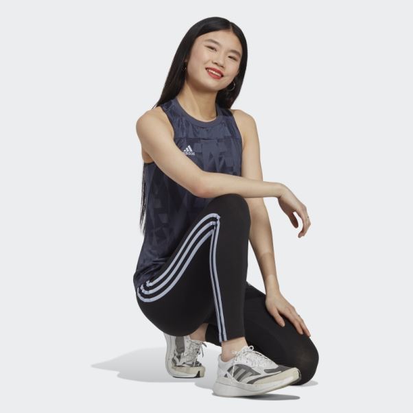 Maillot Sans Manches Adidas Tiro Bleu Marine