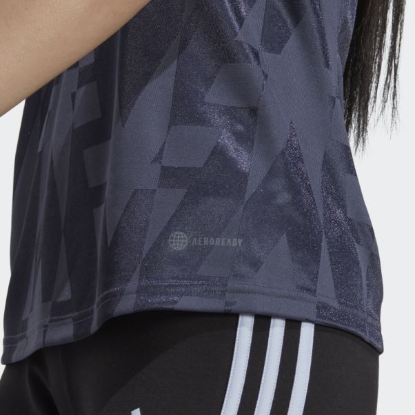 Maillot Sans Manches Adidas Tiro Bleu Marine