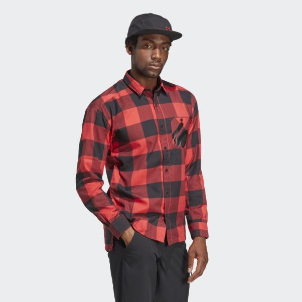 Chemise En Flanelle Five Ten Brand Of The Brave (non Genrée) Adidas Rouge