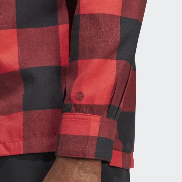 Chemise En Flanelle Five Ten Brand Of The Brave (non Genrée) Adidas Rouge