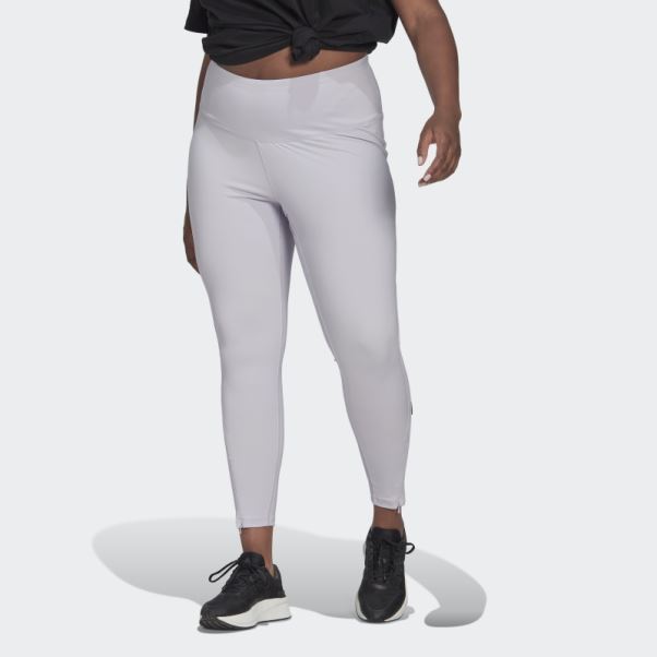 Collants (taille Plus) Argent Aube Adidas