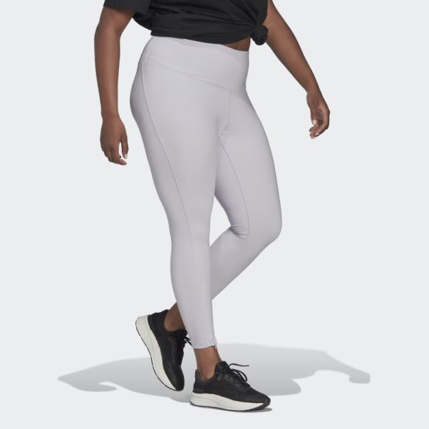 Collants (taille Plus) Argent Aube Adidas