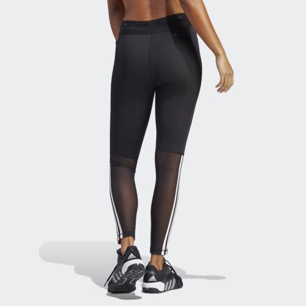 Legging Adidas Techfit Hyperglam 7/8 Noir