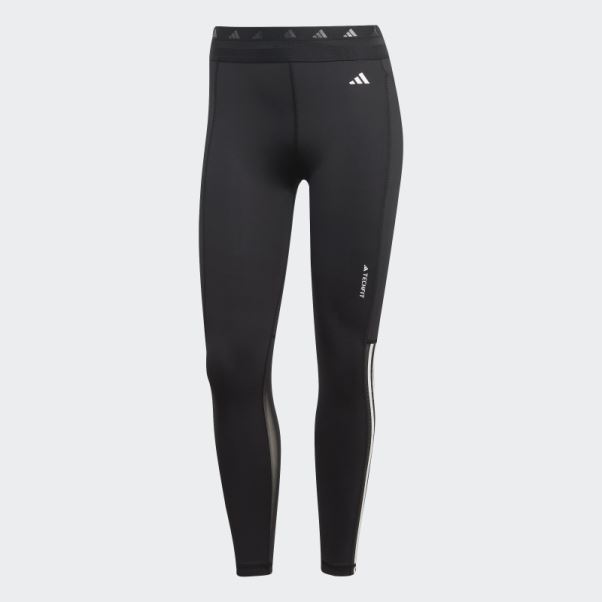 Legging Adidas Techfit Hyperglam 7/8 Noir