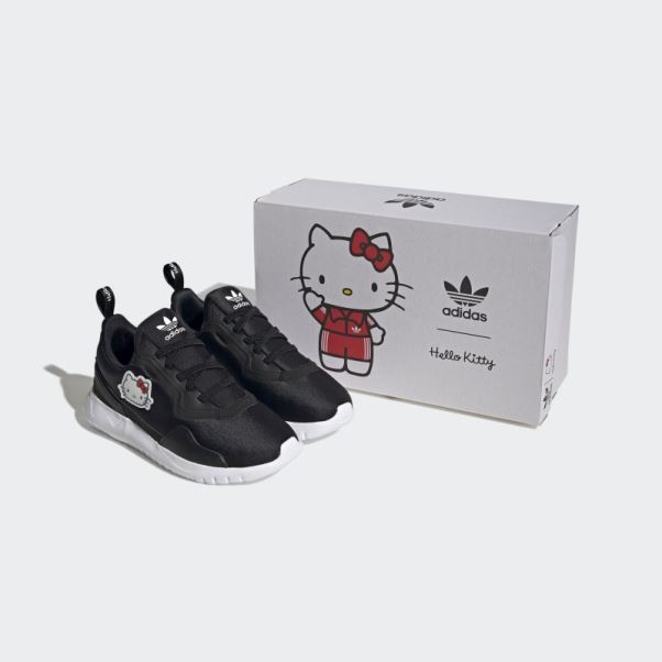 Bonjour Kitty Originals Flex Chaussures Adidas Noir