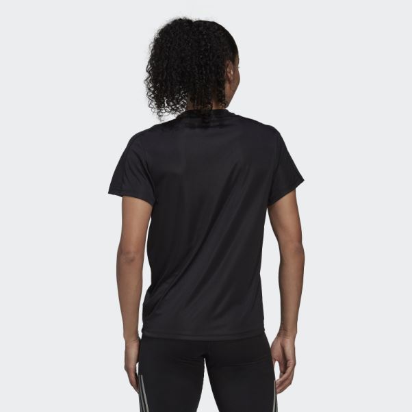 T-shirt Adidas Run It Running Noir
