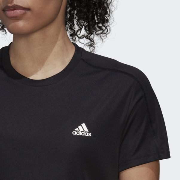 T-shirt Adidas Run It Running Noir
