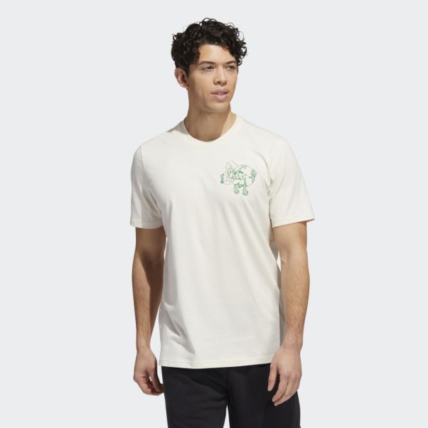 T-shirt Graphique Adidas Saturday Made To Be Remade Non Teint