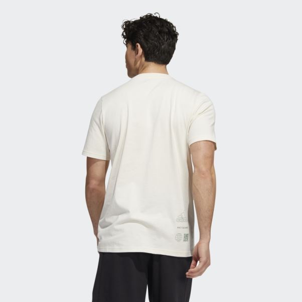 T-shirt Graphique Adidas Saturday Made To Be Remade Non Teint