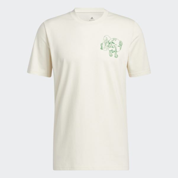 T-shirt Graphique Adidas Saturday Made To Be Remade Non Teint