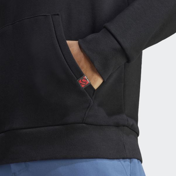 Sweat à Capuche Graphique Adidas Five Ten Noir