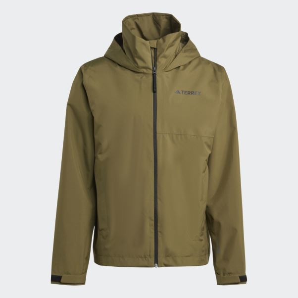 Olive Terrex Multi Rain.rdy Veste De Pluie 2 Couches Adidas