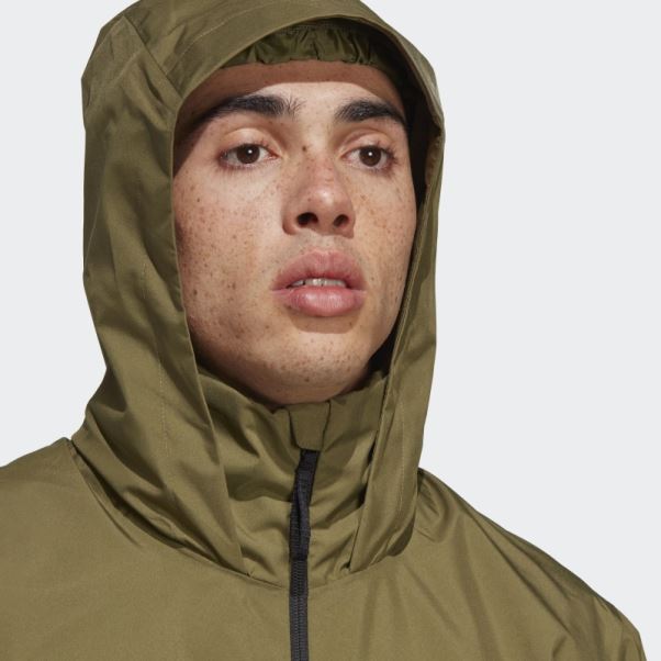 Olive Terrex Multi Rain.rdy Veste De Pluie 2 Couches Adidas