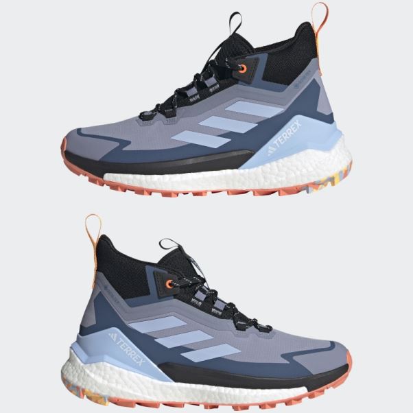 Adidas Terrex Free Randonneur Gore-tex 2.0 Chaussures De Randonnée Argent Violet