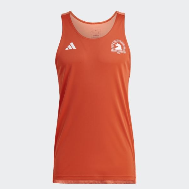 Adidas Boston Marathon 2023 Débardeur Running Rouge